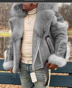 Novità 2021: Giacca Invernale da <span class=keywords><strong>Uomo</strong></span> Impermeabile con Colletto in Ecopelliccia, <span class=keywords><strong>Cappotto</strong></span> Nero - Product Image 2