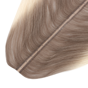 Extensioni di Capelli Umani Remy Europei di Grado 12A, Sottili, Morbide e Leggere, con Base in PU e Trama a Farfalla, Qualità Professionale - Product Image 1