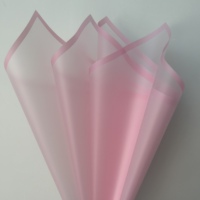 Papier d'emballage floral de style coréen très vendu, papier d'emballage à bords magiques pour les fleuristes