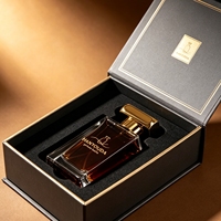 Coffret Cadeau de Parfum de Luxe 100ml 90ml 50ml 30ml Flacon de Parfum Carré en Verre Vide avec Pompe Vaporisateur Bouchon Doré Boîte Cadeau Magnétique Personnalisée EVA