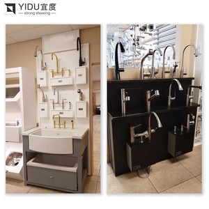 Modern <strong>Stand</strong> for Bathroom Store Integrated with Sanitary Ware Display and Ceramic Tile <strong>Trivet</strong> Mat System - Product Image 2