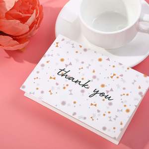 Conjunto de tarjetas de felicitación hechas a mano, surtido de impresión personalizada barata para cumpleaños y Festival, tarjetas de <span class=keywords><strong>papel</strong></span> hechas a mano - Product Image 4