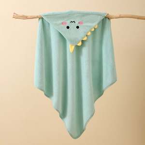 Albornoz con Capucha de Animal, Toalla de Baño de Dibujos Animados para Bebé, Manta Gruesa - Product Image 1