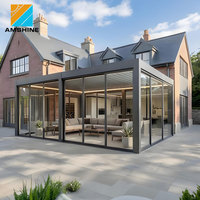 Pérgola Bioclimática de Tamaño Personalizado, Montada en la Pared, Impermeable, para Exteriores, con Techo Abatible Motorizado de Aluminio