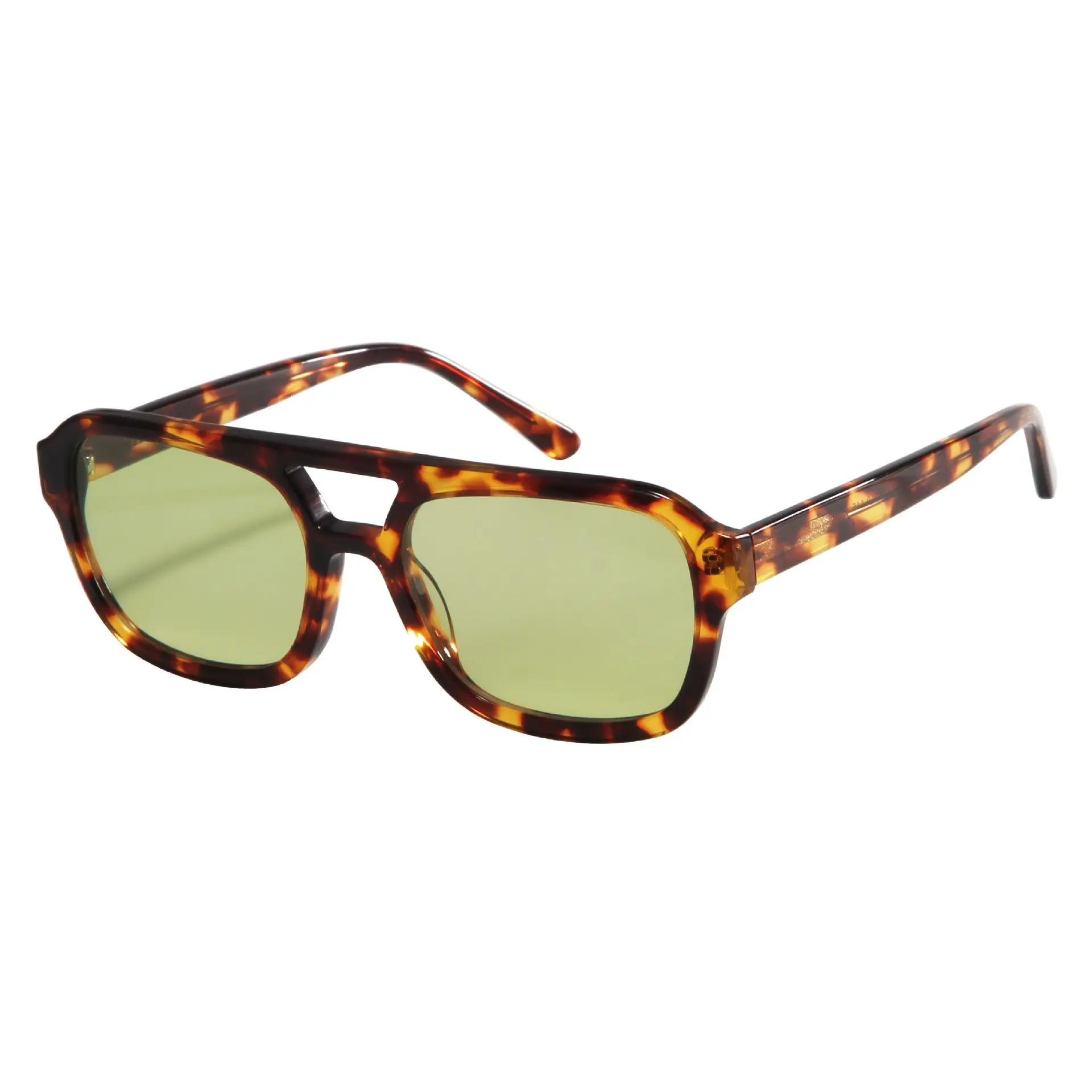 بيع بالجملة نظارات شمسية عالية الجودة عتيقة Gafas De Sol Acetate CR39 UV400 عدسة بإطار شعار مخصص