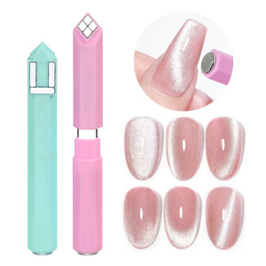 Outil magnétique multifonctionnel 4-en-1 pour nail art œil de chat, bâtonnet magnétique pour vernis gel UV œil de chat - Product Image 1