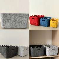 Panier de rangement en feutre, panier à linge, sac de rangement pour articles divers, panier de rangement pour vêtements sales, panier de rangement pour jouets d'enfants
