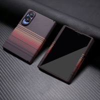 Protection d'écran avant et coque intégrale à axe central pour Samsung Z Fold 5 6 7, coque arrière rigide en PC magnétique géométrique pour Fold 8