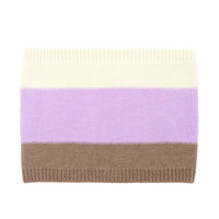 Ensemble Écharpe et Cache-cou en Laine Écologique pour Filles, Couleurs Blocées Rêveuses, Chaleur Apaisante, Idéal pour l'Hiver, les Activités Extérieures et les Fêtes – Vente en Gros