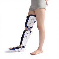 Vente directe d'usine de fixateur externe pour fracture de l'articulation du genou, réglable, respirant, doublure ajustable, pour membre inférieur