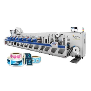350mm 650mm Unit Type colour label flexo printer flexographic printing machine for stickers