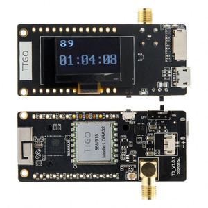 Module sans fil ESP-32 <span class=keywords><strong>TTGO</strong></span> LoRa32 V2.1_1.6 Version 433/868/915Mhz <span class=keywords><strong>ESP32</strong></span> <span class=keywords><strong>LoRa</strong></span> OLED 0.96 pouces avec carte SD, BT, WIFI - Product Image 1