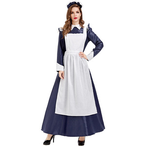 Costume de demoiselle d'honneur de château de grande taille pour femmes rondes, robe de demoiselle de cosplay de fête bon marché - Product Image 5