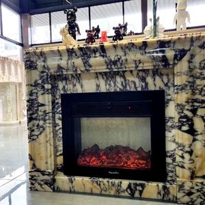 Moda moderna Calacatta in marmo viola caminetto interno per interni <span class=keywords><strong>a</strong></span> casa caminetto in marmo Surround - Product Image 4