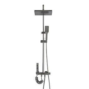 Серая квадратная Алюминиевая душевая кабина для квартиры и больниц - Product Image 6