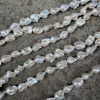Perles en vrac, perles d'eau douce, collier de perles baroques, perles d'eau douce naturelles, collier de perles naturelles, bijoux en perles baroques authentiques, perle baroque
