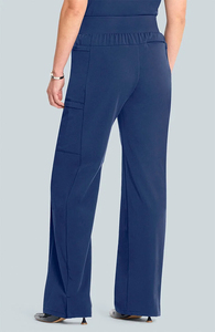 Women Scrub Uniform Set Smooth Fabric Short Sleeve Top Relaxed Straight Pants <strong>Doctors</strong> and Nurses Wrinkle-Resistant - Product Image 6