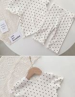 Vêtements de maison pour enfants d'été, pyjamas imprimés, ensemble en coton doux et confortable, ensemble court pour bébé