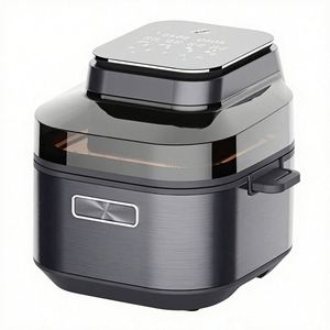 Friteuse à air numérique 6L avec écran, 40-200 ° C, Fenêtre panoramique à vue supérieure, Contrôle précis de la température - Product Image 1