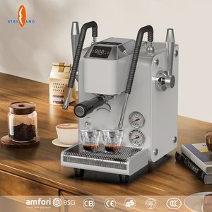 เครื่องชงกาแฟเอสเพรสโซ่คาปูชิโน่แบบกึ่งอัตโนมัติ 4 in 1 พร้อมเครื่องบดเมล็ดกาแฟ สแตนเลสสตีล ขายส่ง - Product Image 6
