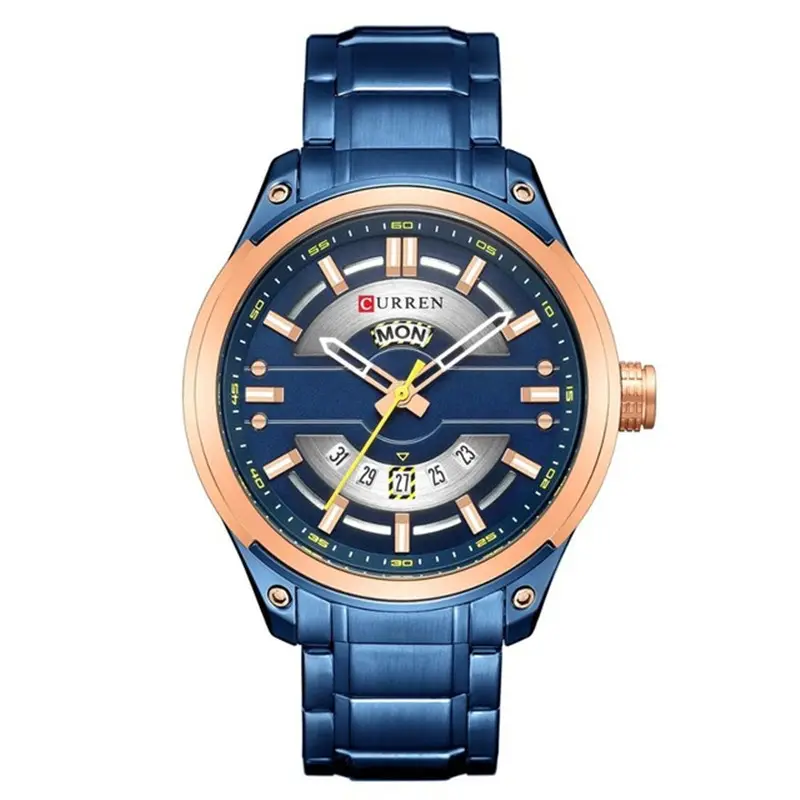 Best selling brand Curren 8319 luxury men's watch genuine stainless steel strap waterproof can not swim shower quartz watch