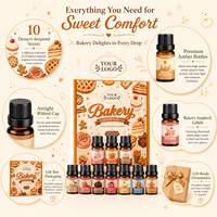 Ensemble de 6 Huiles Parfumées Bio de Qualité Supérieure pour Diffuseur, Relaxation, Bien-être, Spa Naturel – Idéal Cadeau OEM