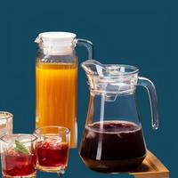 Bouteille en acrylique de 1,5 L avec couvercle et poignée, format généreux, qualité alimentaire, pour liquides chauds et froids – Vente en gros usine