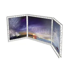 Aluminum Mini Truss for Trade Booth Backdrop Truss Display Aluminum Alloy 6082-T6 Customized