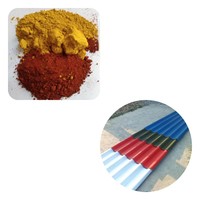 Revêtement de poudre de colorant inorganique