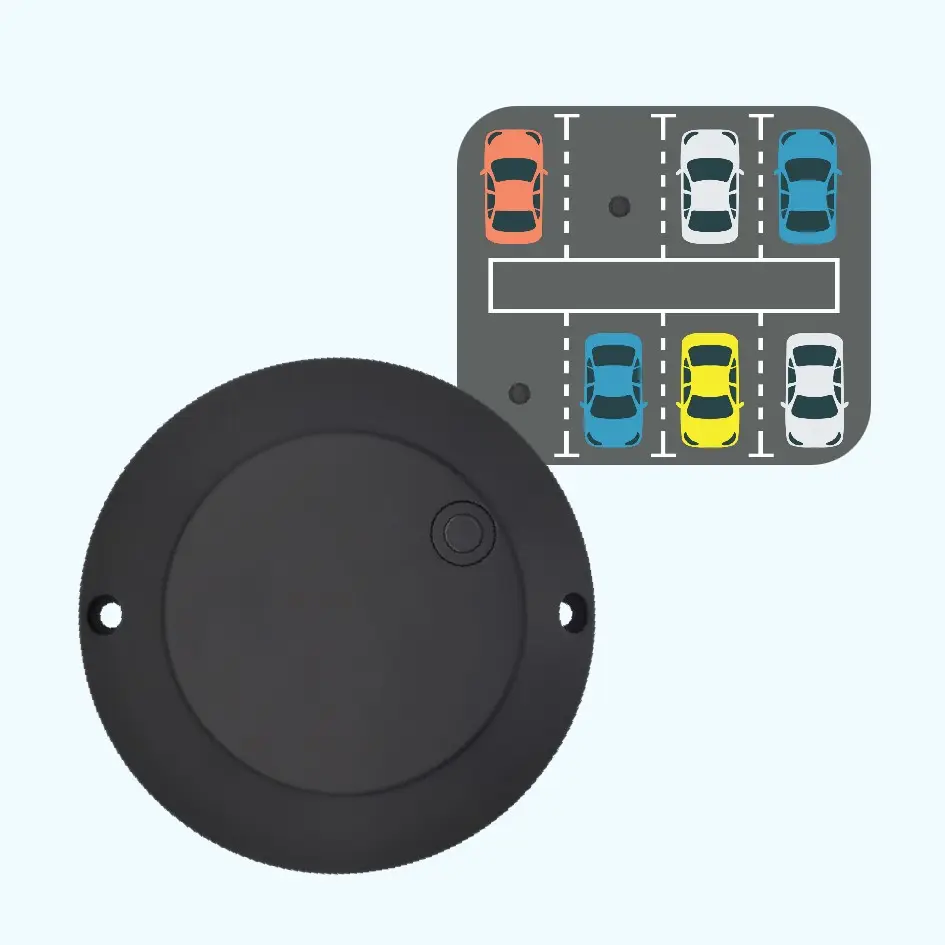 Real-Time Parkeerplaats Monitoring Draadloze Opbouw Parking Sensor