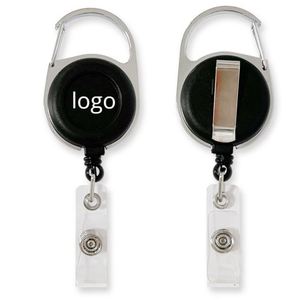 Premium Adjustable Metal Clip with Plastic Matte Finish <b>ID</b> <b>Holder</b> for Secure Card Management - Product Image 1