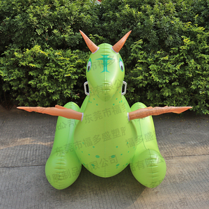 PVC Sản phẩm mới <span class=keywords><strong>Inflatable</strong></span> trẻ em của bãi cỏ Phun Nước Khủng Long núi nước wingsaurus động vật bơi khủng long nổi hàng - Product Image 2