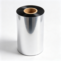 Ruban de transfert thermique en résine de cire Haoxuan 110 mm x 600 m, ruban de longueur industrielle pour l'étiquetage continu, l'emballage et le marquage des produits