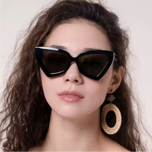 Nouvelles Lunettes de Soleil de Luxe 2025 pour Hommes et Femmes, Style Vintage Oversize, Monture Œil de Chat, Personnalisables avec Logo, Tendance et Abordables - Product Image 1