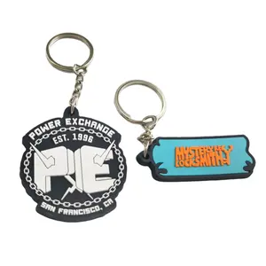 Promotional Gift Custom Keychains Soft Rubber Key Hoder Key Tag