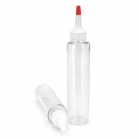 Flacon pulvérisateur transparent en PET de 150 ml avec pulvérisateur à brume dorée pour nettoyant visage, flacon de luxe en plastique de 5 oz, emballage cosmétique en PET