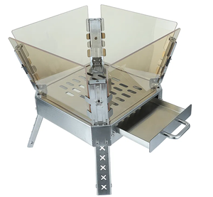 Paslanmaz Çelik Ateş Çukuru - Şık Kömürlü Açık Hava Eğlencesi - Product Image 2