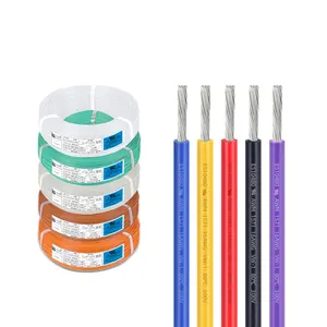kebaolong UL1571 26AWG Electronic Wire American Standard Power Cord Wire Stock Positive Standard Full Meter 10 Color Optional