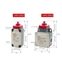 Interrupteur de fin de course DELIXI LXK3-20S/T étanche IP65 avec bras à rouleau réglable 10A – Approvisionnement immédiat