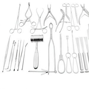 Juego de Instrumentos Básicos para Cirugía Ortopédica de 25 Piezas para Cirugía Ósea, Kit Quirúrgico de Acero Inoxidable de Alta Precisión - Product Image 1