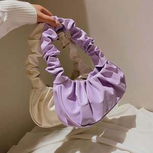 Sacs à main plissés d'été pour femmes, sacs nuage en PU, sacs de loisirs à porter à l'épaule, sacs de shopping, sacs à main bouffants pour femme R2207 - Product Image 5