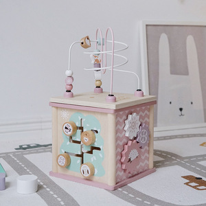 <span class=keywords><strong>Cubo</strong></span> de <span class=keywords><strong>Actividades</strong></span> de <span class=keywords><strong>Madera</strong></span> Nunukids, Aprendizaje Montessori, Sensorial para Bebés, Interactivo, Regalo de Cumpleaños, Juguetes para Bebés - Product Image 5