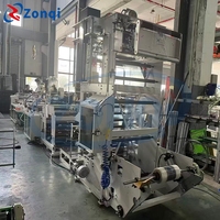 Máquina para Hacer Bolsas Planas de 500 Tipos HDPE/LDPE, con Rollo y Marco Plegable, para Bolsas de Chaleco y Bolsas de Apertura Plana