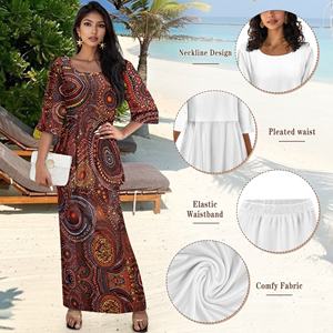 Conjunto de Dos Piezas de Vestimenta <span class=keywords><strong>Aborigen</strong></span> Australiana de Diseño Personalizado, Suave y Cómodo, de una Nación Isleña, Venta al por Mayor - Product Image 5