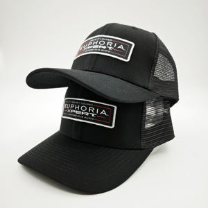 Casquette de baseball unie de haute qualité avec logo brodé personnalisé, pour homme, en maille grise, style trucker, hip-hop, performance, mode, Richardson - Product Image 3