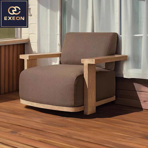 Villa moderne de luxe piscine <span class=keywords><strong>salon</strong></span> mobilier d'extérieur conception personnalisée en teck bain de soleil canapé-chaise - Product Image 5
