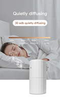 Nouveau diffuseur d'huiles essentielles intelligent sans eau 2026, contrôlé par application, en plastique, capacité 130 ml, double liquide, pour prise murale électrique