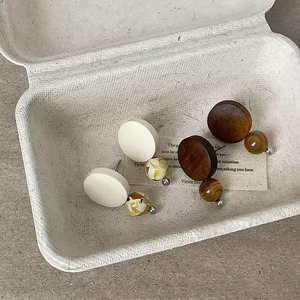 Joyería de Lujo al por Mayor: Pendientes y Colgantes de Acero Inoxidable de Alta Calidad con Piedras Naturales - Product Image 4