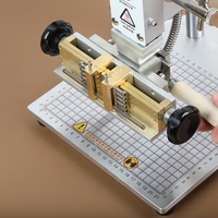 Machine à estamper à chaud multifonctionnelle à changement rapide WT-90SK, outil de gaufrage à chaud avec fixation à chaud