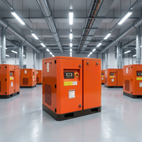 Compresseur d'air à vis à vitesse variable à aimant permanent 220V-480V 7,5KW-315KW PM VSD Compresseur rotatif à économie d'énergie